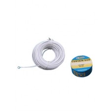 White Curtain Rod 100FT.ROLL 