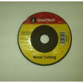 4"X3/32X5/8"MTL Cutting Disc G/NECK