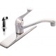 Impressions Collection 8" CP.Single Lever Kitchen Faucet with Spray EZ-FLO