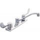 8"CP Lever Handle Kitchen Faucet with out Spray EZ-FLO