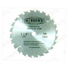 Carbide Tip Blade- BROWNS
